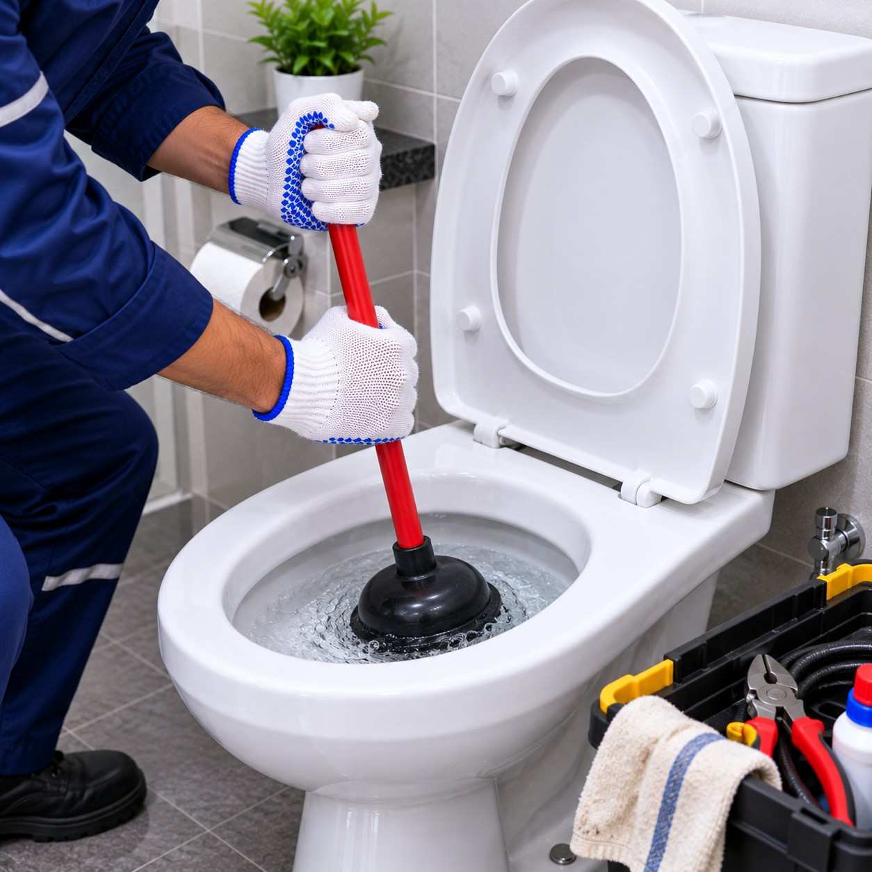 WC blockage