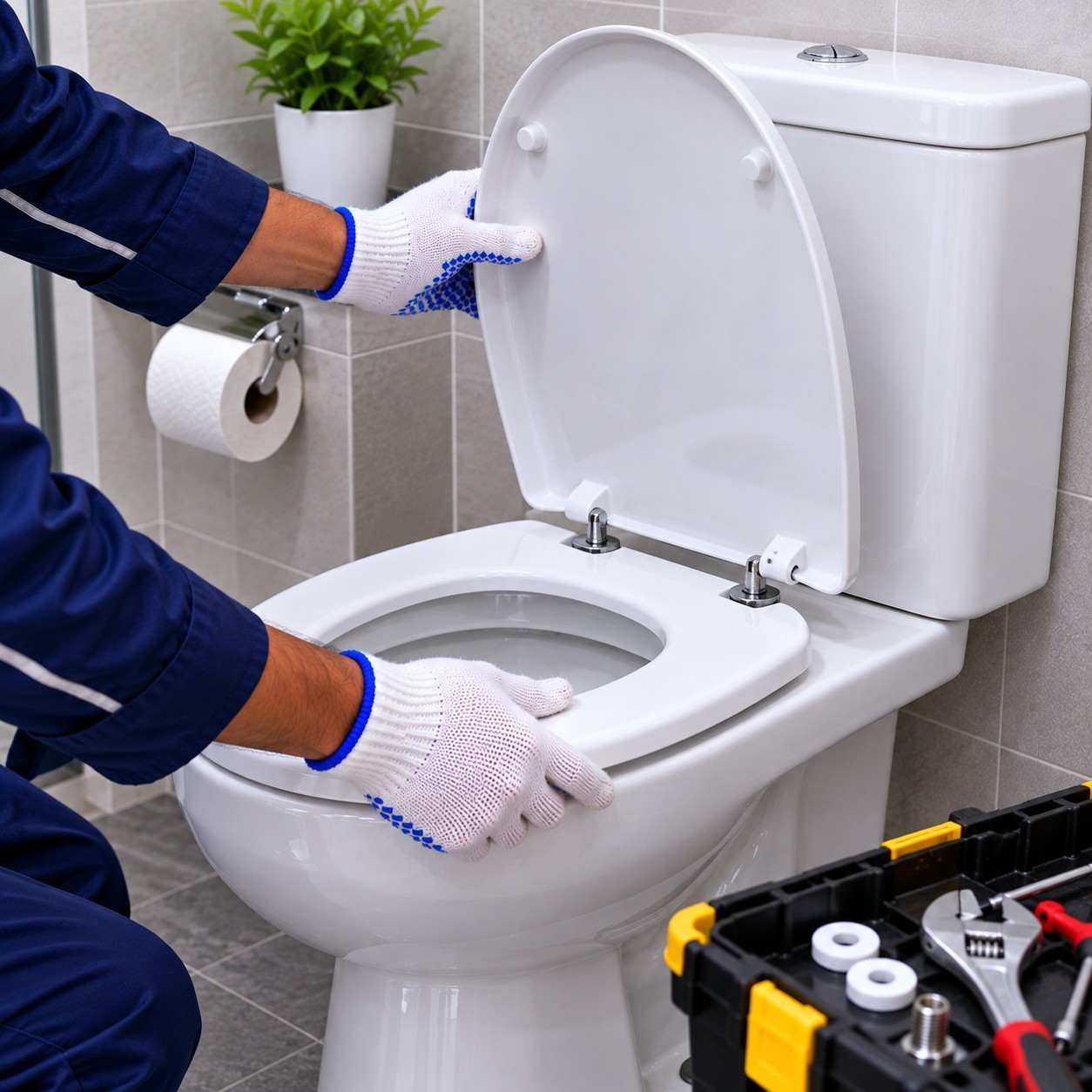 WC seat replacement
