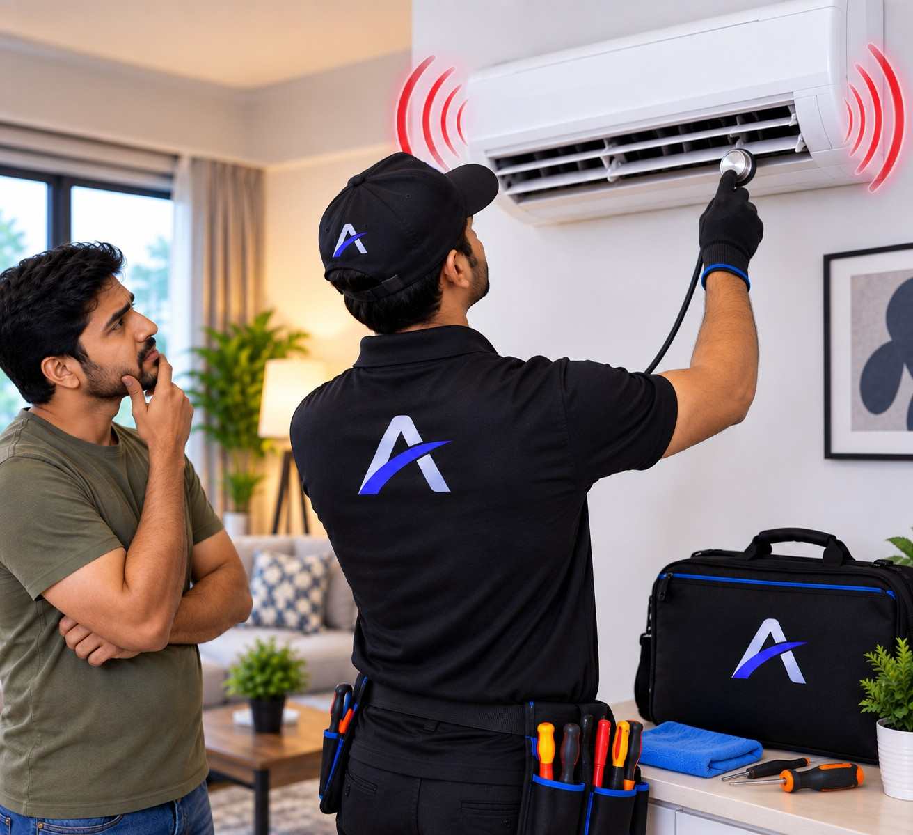 AC noise problem