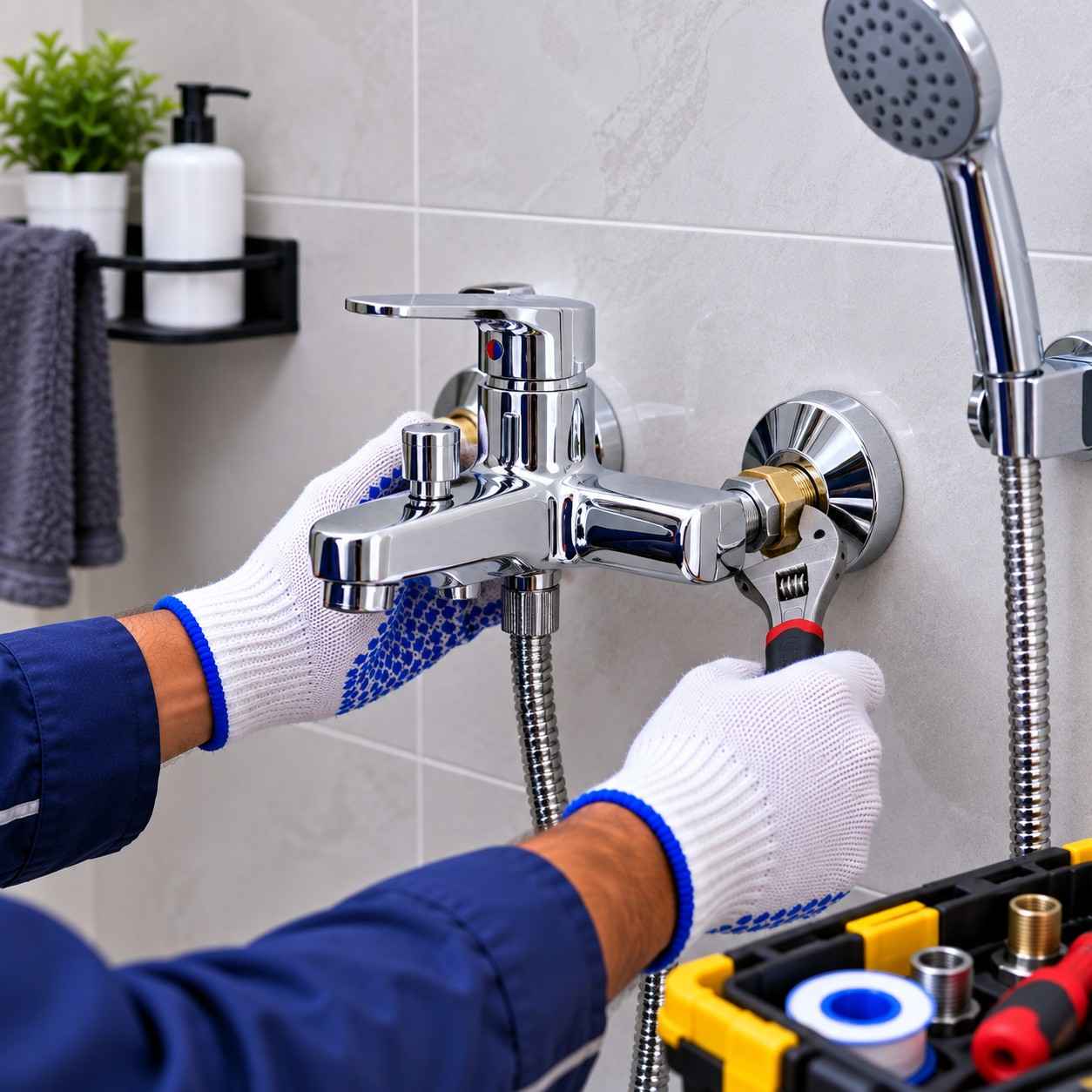 Mixer installation