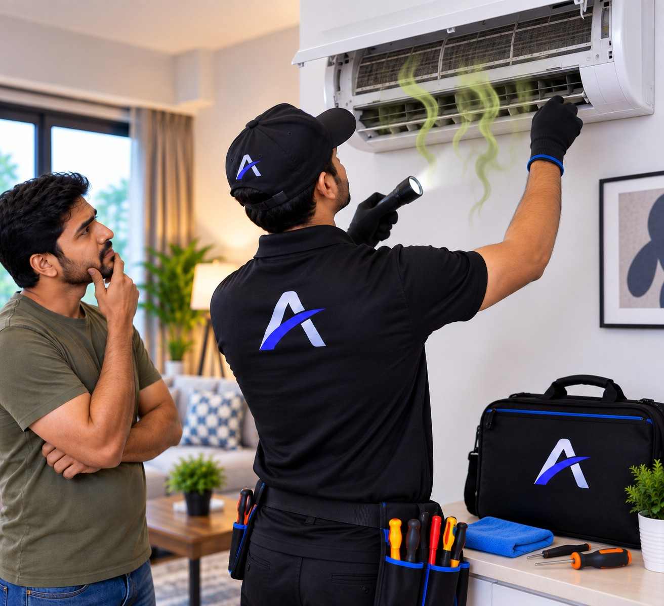 AC smell problem