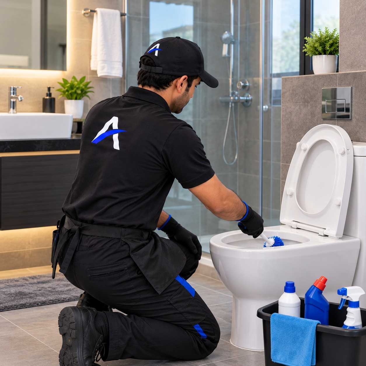 Bathroom cleaning